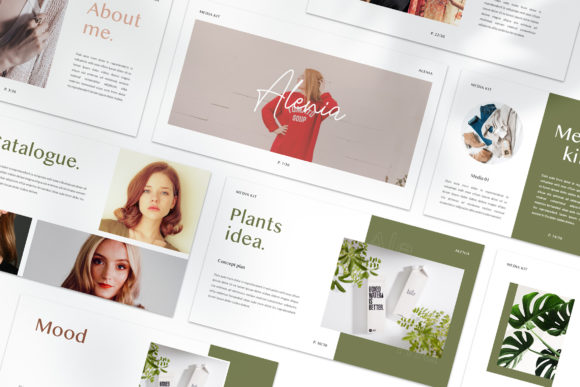 Alenia - Media Kit Google Slide: A Streamlined Approach to Professional Presentation