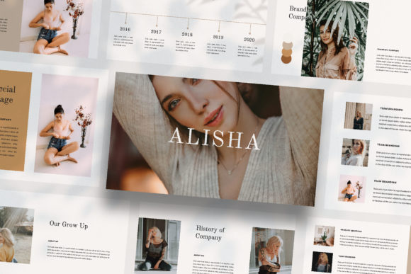 Alisha - Google Slide Template: A Strategic Tool for Modern Presentations