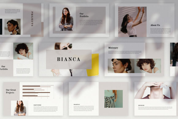 BIANCA - Clean Powerpoint Template: A Modern Solution for Professional Presentations