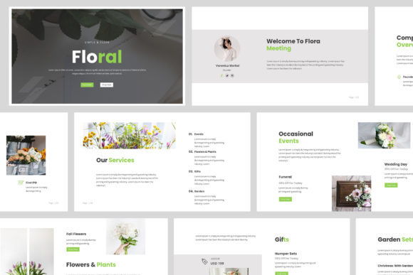 Florist Powerpoint Presentation