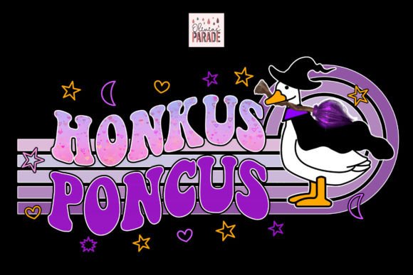 Hocus Pocus Goose Halloween PNG for Print on Demand and DTG Printing