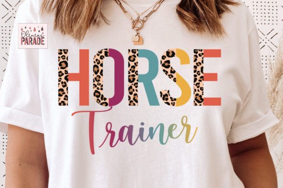 Horse Trainer Leopard Print Png