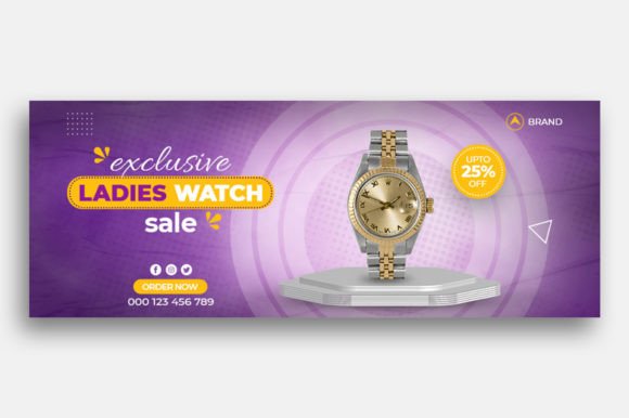 Ladies Watch Sale Facebook Cover
