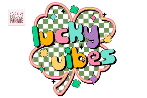 Lucky Vibes St Patricks Day Clover Png: A Digital Design for Every Celebration