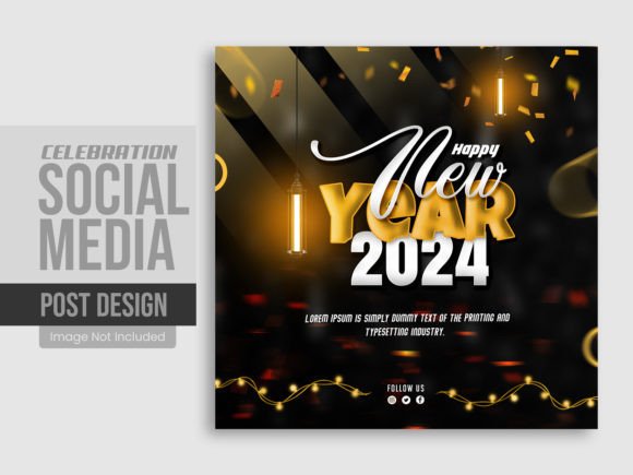 New Year Celebration Instagram Post