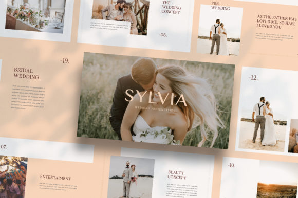 Sylvia - Powerpoint Template: A Minimalist Approach to Media Presentations