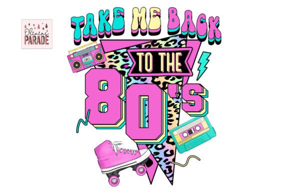 Take Me Back to the 80s, Retro Png