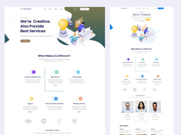 Unpro - Creative Agency Figma Template: The Ultimate Design Solution for 2023
